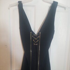 Blue Blush black dress